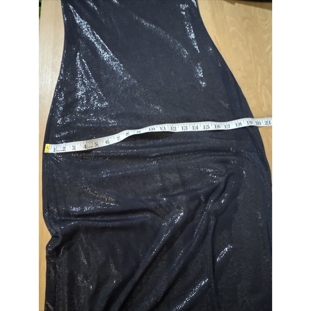 VTG I.N. San Francisco Maxi Slip Dress Sheath 90s Y2K Shimmer Sexy M Spaghetti - Picture 12 of 13